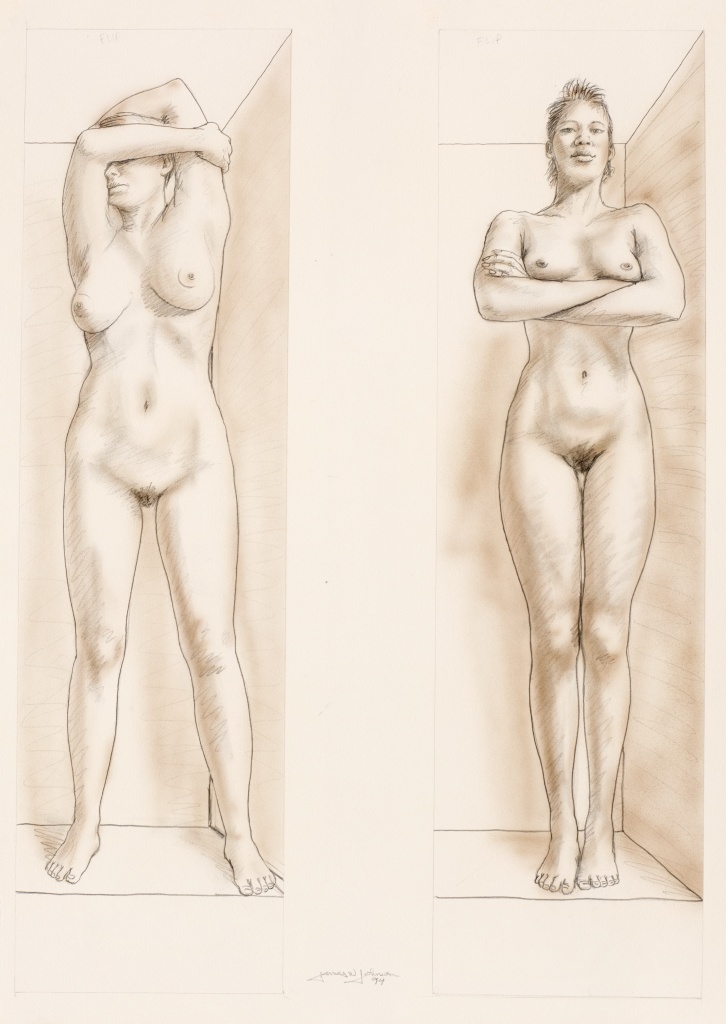 Sketch for mural at Chateau Chenailles